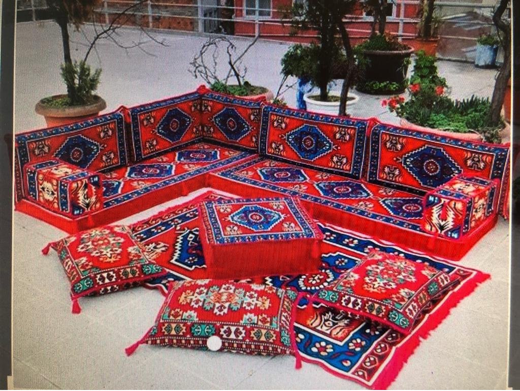 Cam Gözü Şark Köşe Takımı Yer Minderi